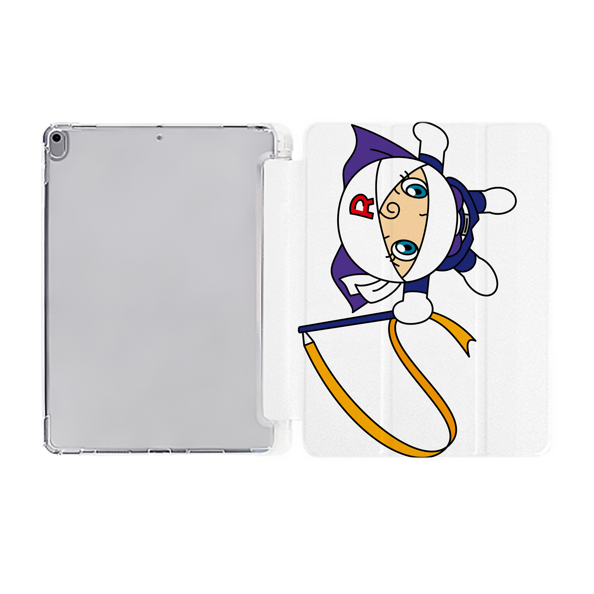 （画像用） アンパンマン Anpanman IPad ケース ペン収納付き 三つ折りスタンド PUレザー×シリコン 対応機種9.5/10.5/10.9インチ